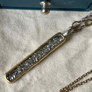 Waxing Poetic Kristal Elevation Pendant RETIRED charm with waxing poetic chain